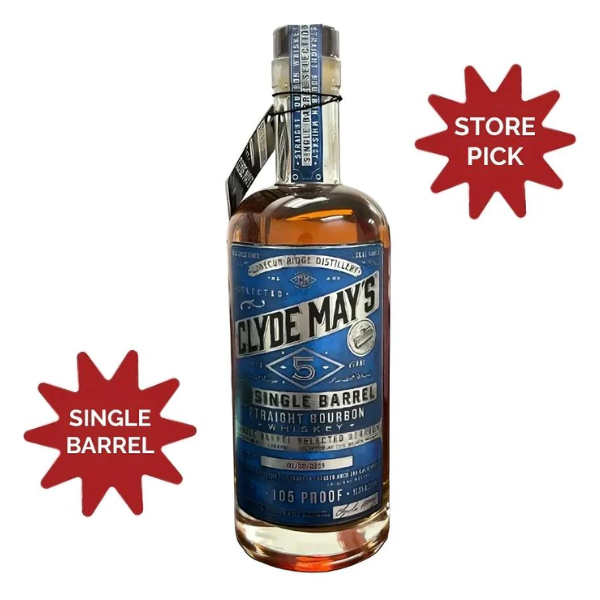 Clyde Mays Single Barrel 5 Year Old Bourbon - 750ml Store Pick