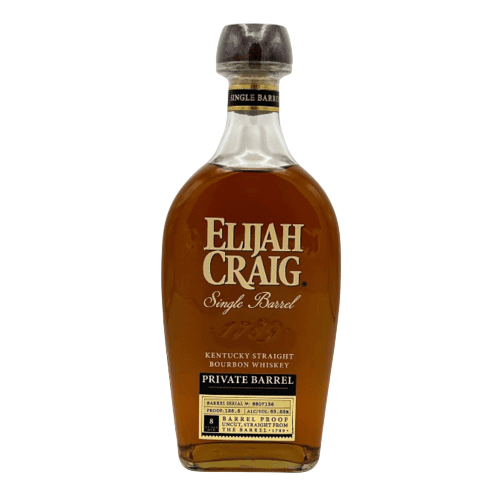 Elijah Craig Barrel Proof Store Selected Single Barrel Bourbon Whiskey 750ml