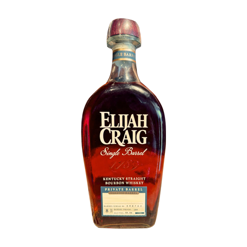 Elijah Craig Private Barrel 8 Year Old Single Barrel Kentucky Straight Bourbon Whiskey 750ml