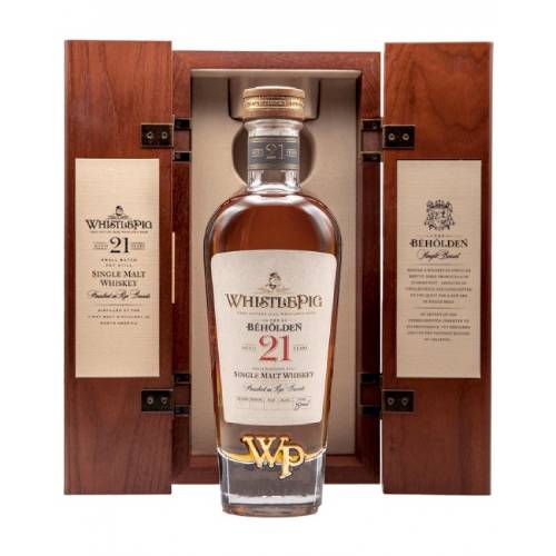 WhistlePig The Beholden 21 Year Single Malt Whiskey - 750ml