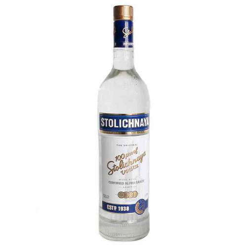 Stolichnaya Vodka 100 - 750ML