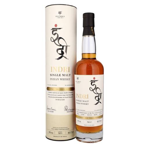 Indri Trini Three Wood Indian Single Malt - 750ML