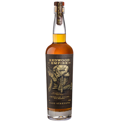 Redwood Empire Emerald Giant Cask Strength Rye Whiskey - 750ml
