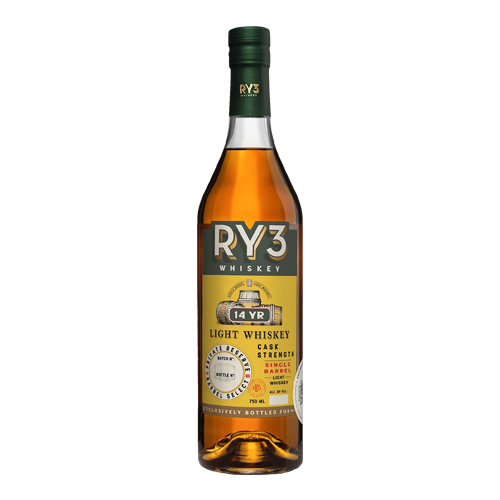 RY3 Light Whiskey Single Barrel Cask Strength 14 years - 750ML