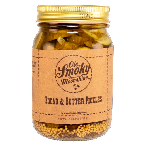 Tennessee Shine Bread N Butter Moonshine Pickles - 750ml