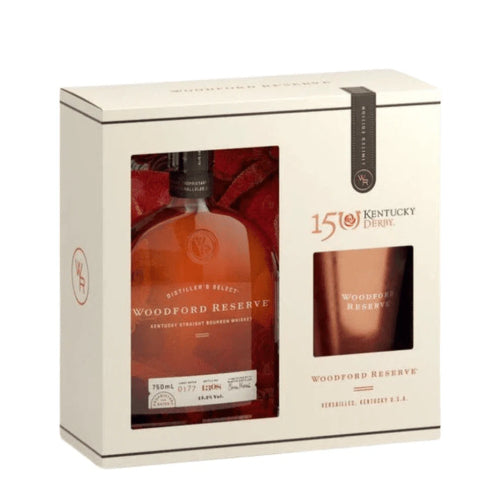 Woodford Reserve 150th Kentucky Derby Limited Edition Julep Cup Gift Set - 750ml