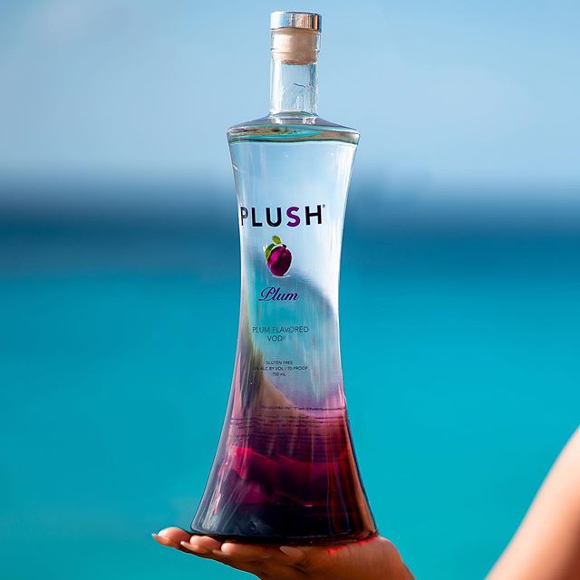 plush plum vodka - 750ml