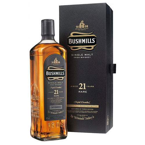 Bushmills 21年 シングルモルトウイスキー 700ml Bushmills Single Malt Aged 21 Years Rare Irish Whiskey 750ml