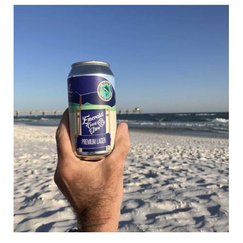 Emerald Coast Ultra Lager Cans-Destin Brewery - 6 Pack