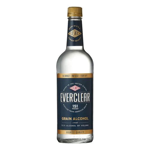 Everclear 151 Prop Grain Alcol - 750ml