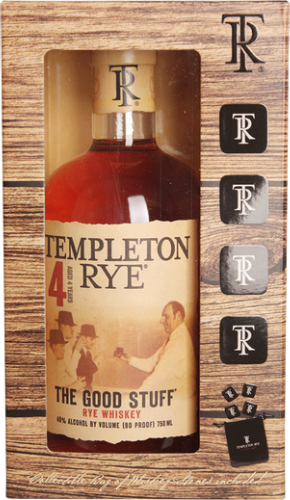 Templeton 4YR Rye Gift Box - 750ML