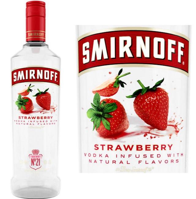 Smirnoff Vodka Strawberry - 750ML