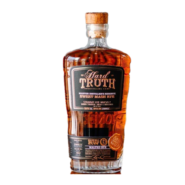 Hard Truth Sweet Mash Rye Whiskey Mash Bill RW6 Malted Rye- 750ML