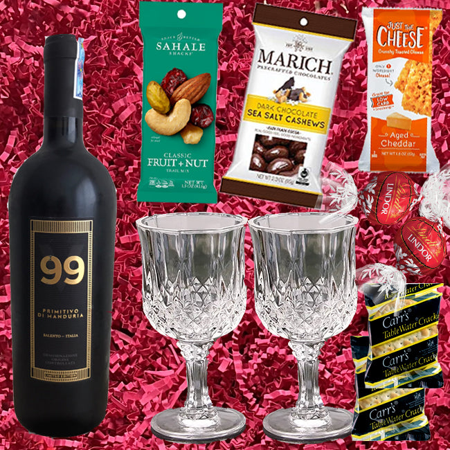 Primitivo Di Manduria 99 Valentine Gift Pack