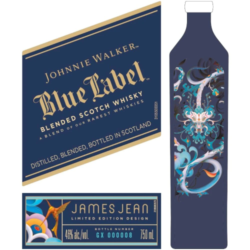 Johnnie Walker Blue Label 'Year of the Wood Dragon' Limited Edition by James Jean 750ML