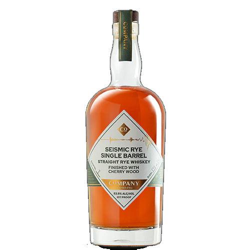 Company Distilling Straight Rye Whiskey Finished Cherry Wood -750ml