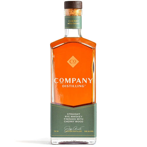 Company Distilling Straight Rye Whiskey Finished Cherry Wood - 750ml