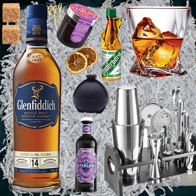 Glenfiddich 14 Yr Single Malt Gift Pack