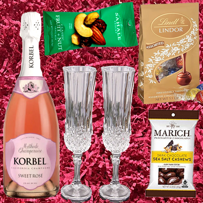 Korbel Sweet Rose Valentine Gift Pack