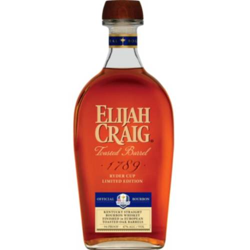 Elijah Craig Toasted Barrel Ryder Cup 2023 Limited Edition Bourbon Whiskey-750ml