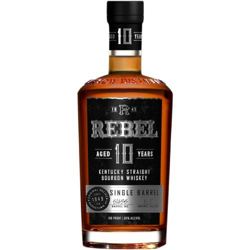 Rebel Bourbon 10-Year Single Barrel Bourbon - 750ML