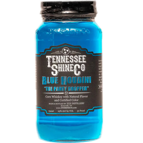 Tennessee Shine Blue Houdini Moonshine -750ml