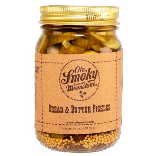 Tennessee Shine Bread N Butter Moonshine Pickles -750ml