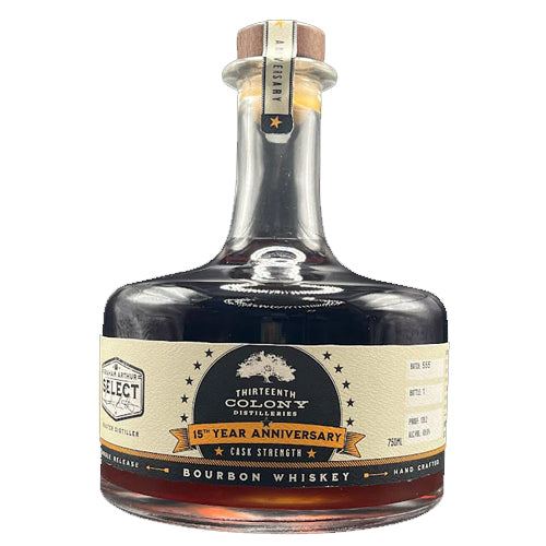 Thirteenth Colony 15th Year Anniversary Bourbon Whiskey -750ml