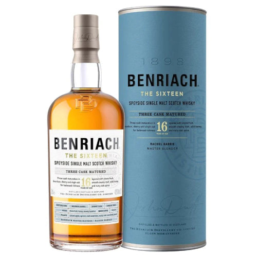 Benriach 16 Year Old 'The Sixteen' Three Cask Matured Speyside Single Malt Scotch Whisky - 750ml