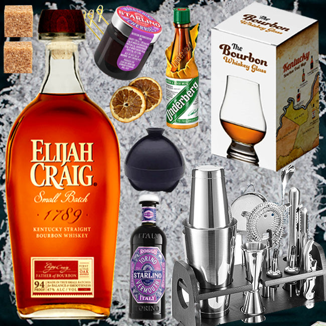 Elijah Craig Small Batch Kentucky Straight Bourbon Whiskey Gift Pack