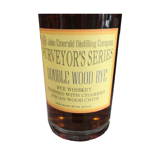 John Emerald Doublewood Rye Finished Withcharred Pecan Wood Chips - 750ML