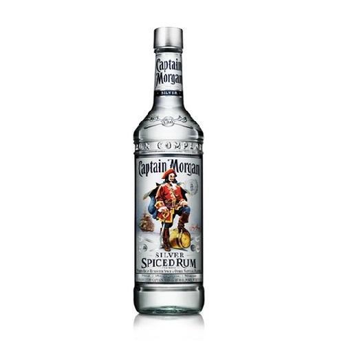 Captain Morgan Rum Silver Spiced - 1.75L