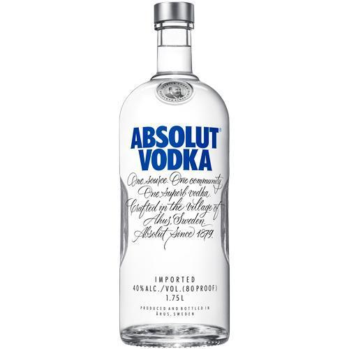 - – Vodka Plus Liquors Absolut Cost 1.75L