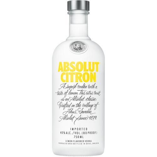 Absolut Vodka Citron - 750ML