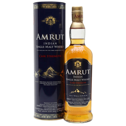 Amrut Indian Single Malt Whisky Cask Strength NV - 750ML