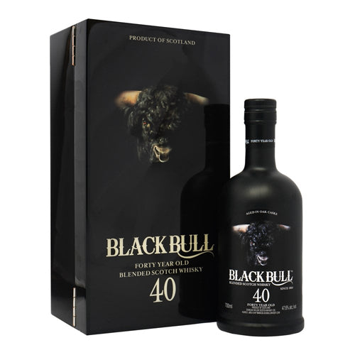 Black Bull 40 Year Blended Scotch Whisky (A) NV - 750ML