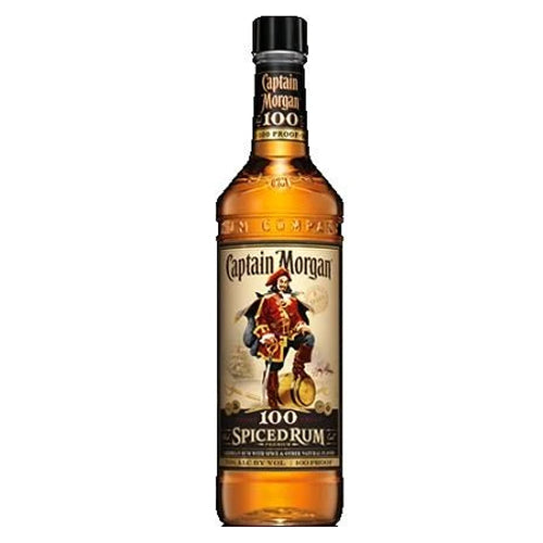 Captain Morgan Rum Spiced 100@ - 750ML