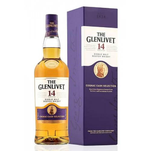 The Glenlivet 14 Year Cognac Cask Selection Single Malt Scotch Whisky - 750ML