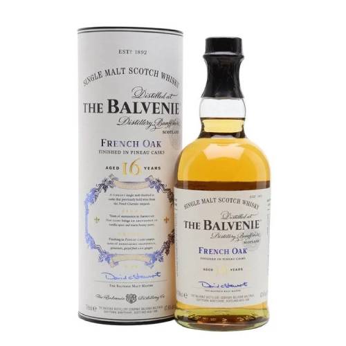 Balvenie 16 Year Old French Oak / Pineau Cask Finish Speyside Whisky - 750ML
