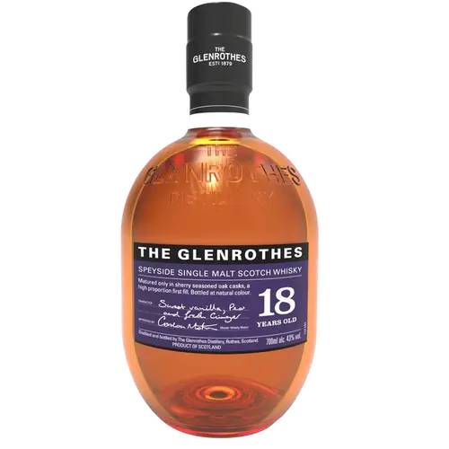 The Glenrothes Speyside Single Malt Scotch Whisky 18Yr-750ML