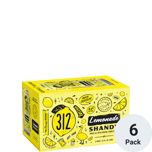 Goose 312 Lemon Shandy, 6 Pack 12 Ounce Cans