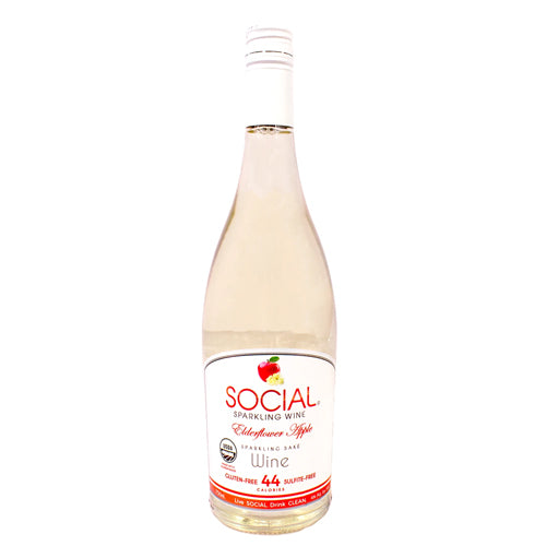 Social Elderflower Apple Sake - 750ML