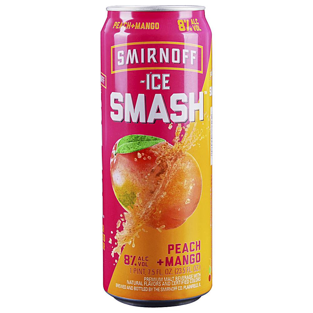 Smirnoff Peach Mango Smash - 23.5 Ounce - Single