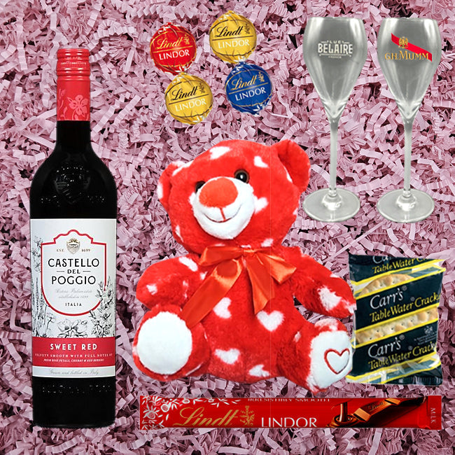 Castello del Poggio Smooth Red Valentine Gift Pack