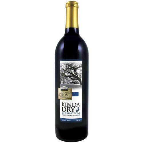 Island Grove Kinda Dry Blueberry Wine - 750ML
