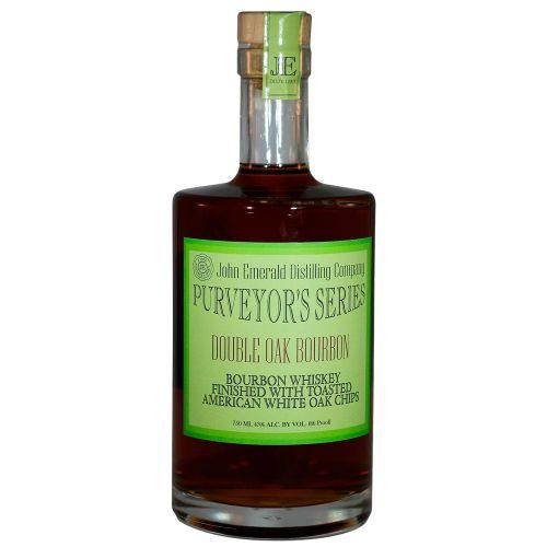 John Emerald Double Oak Bourbon Whiskey Finished With Toasted American White Oak Chips - 750ML