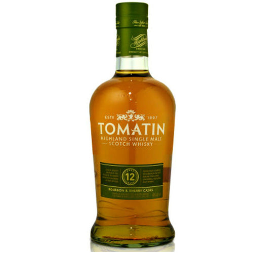 Tomatin Scotch 12 Year Single Malt - 750ML